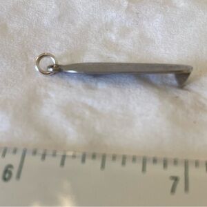 Surf Board Charm - Sterling